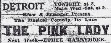 Detroit Theatre - Old Ad (newer photo)